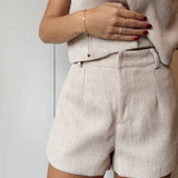 Vintage linen Short coco