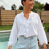 Flower Blouse White PRE ORDER