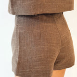 Vintage linen Short Hazel