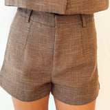 Vintage linen Short Hazel