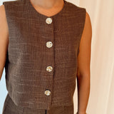 Vintage linen Short Hazel