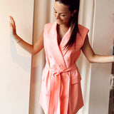 Pink Blazer Dress