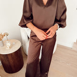 Alger pants brown b605