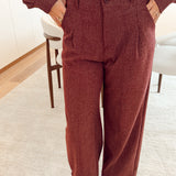 Pants burgundy - Lecce B606