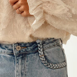 Fur Blouse Ecru