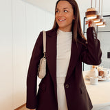 Albeke blazer choco b611