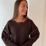 Leopard Detail Knit