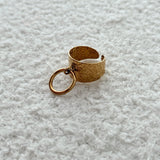 Golden circle ring