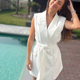 Blazer Dress White