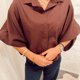 Chatelet blouse Marron b602