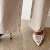 Love Pocket Jeans Beige