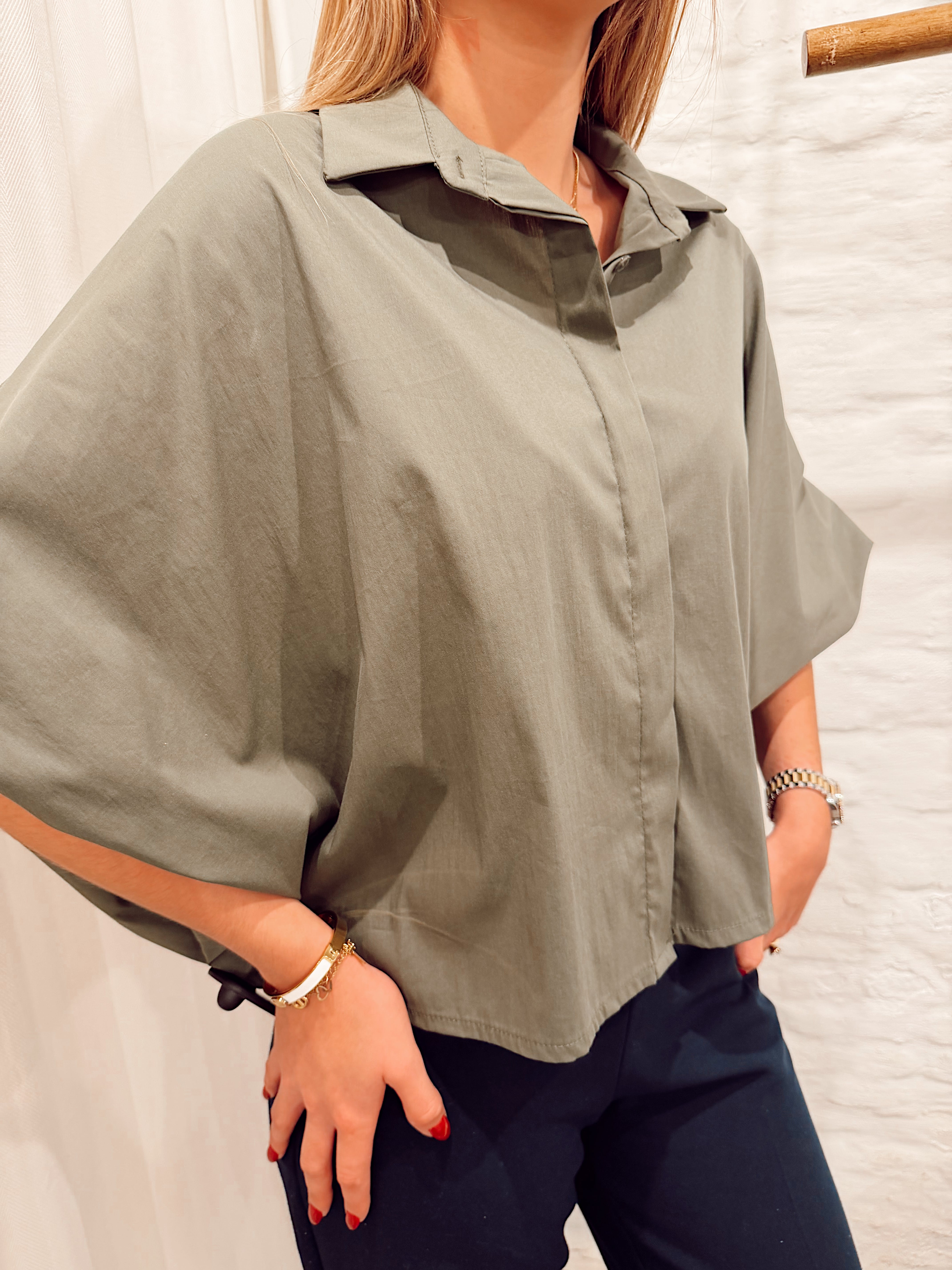 Chatelet blouse khaki b602