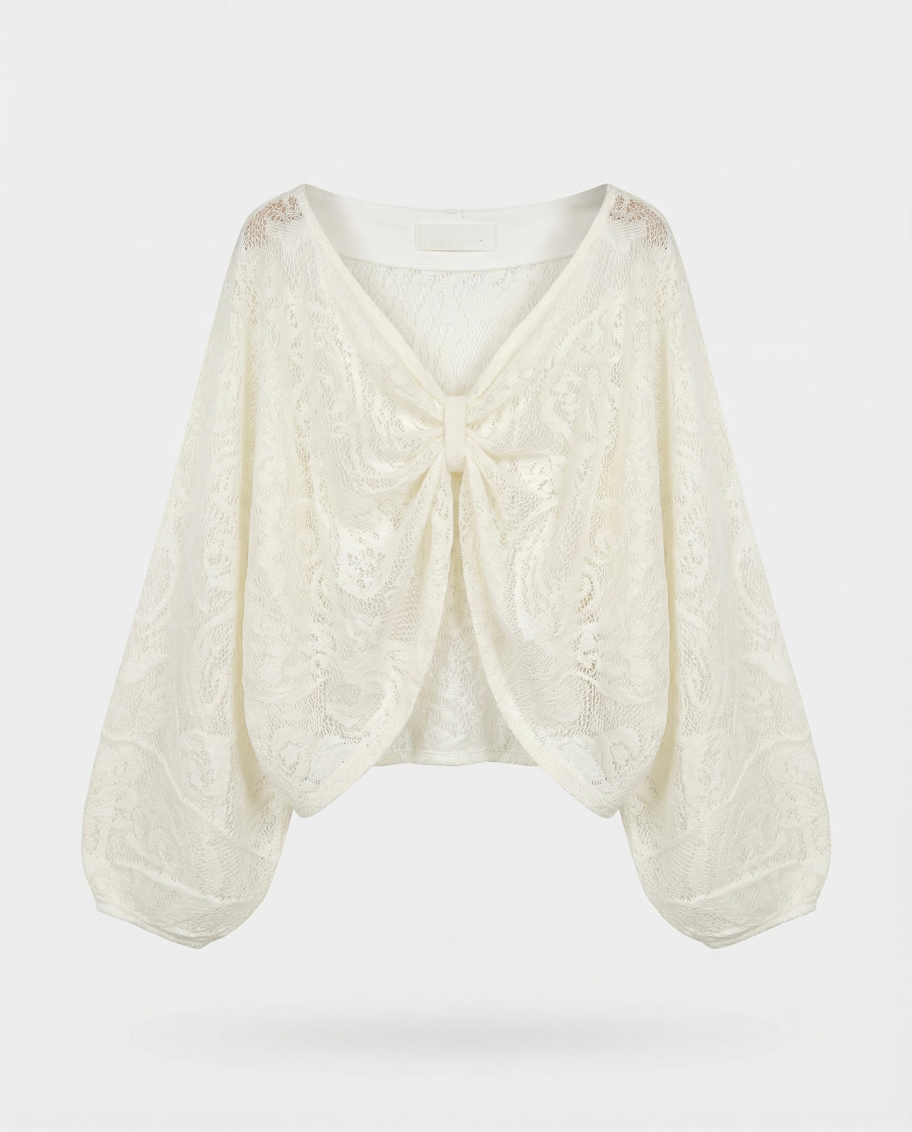 Lace gilet - white MD0016