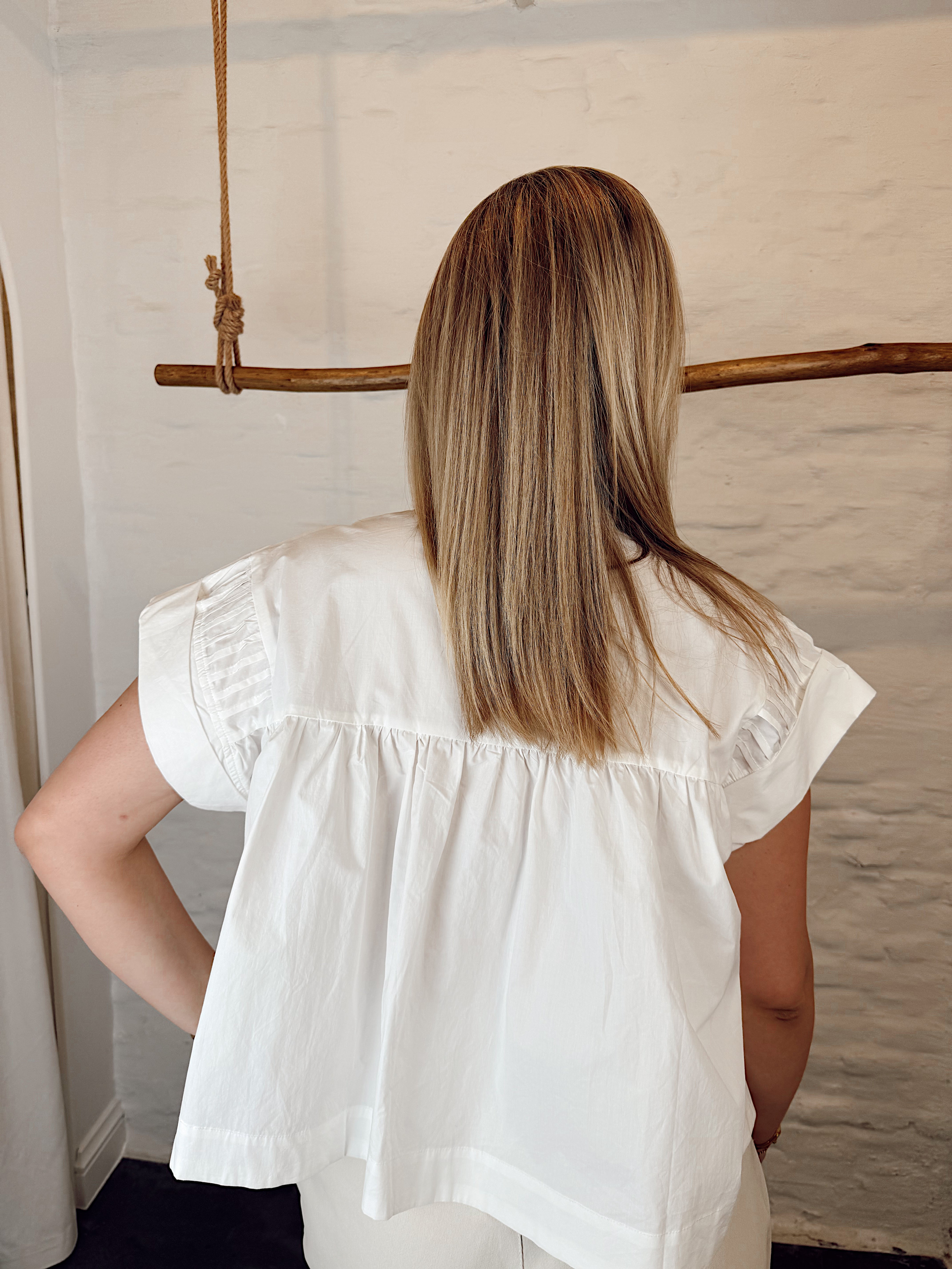 Vintage blouse 9336 WHITE
