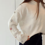 Cute Button Knit