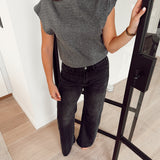 Aura pants black b605