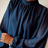 Alexia Blouse Navy