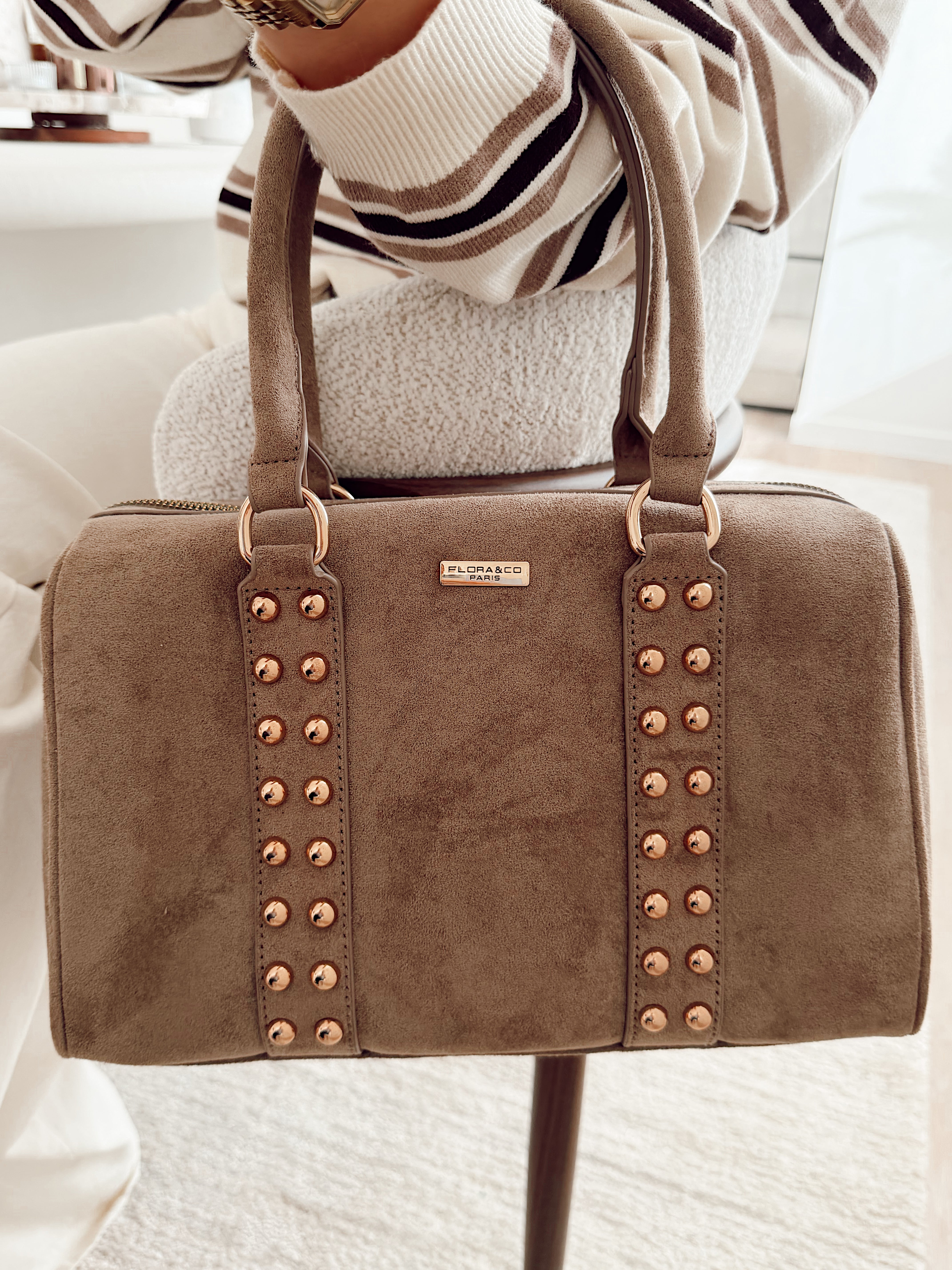 Handbag taupe 1096