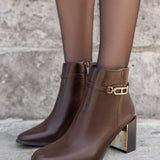 Golden Heels Boots