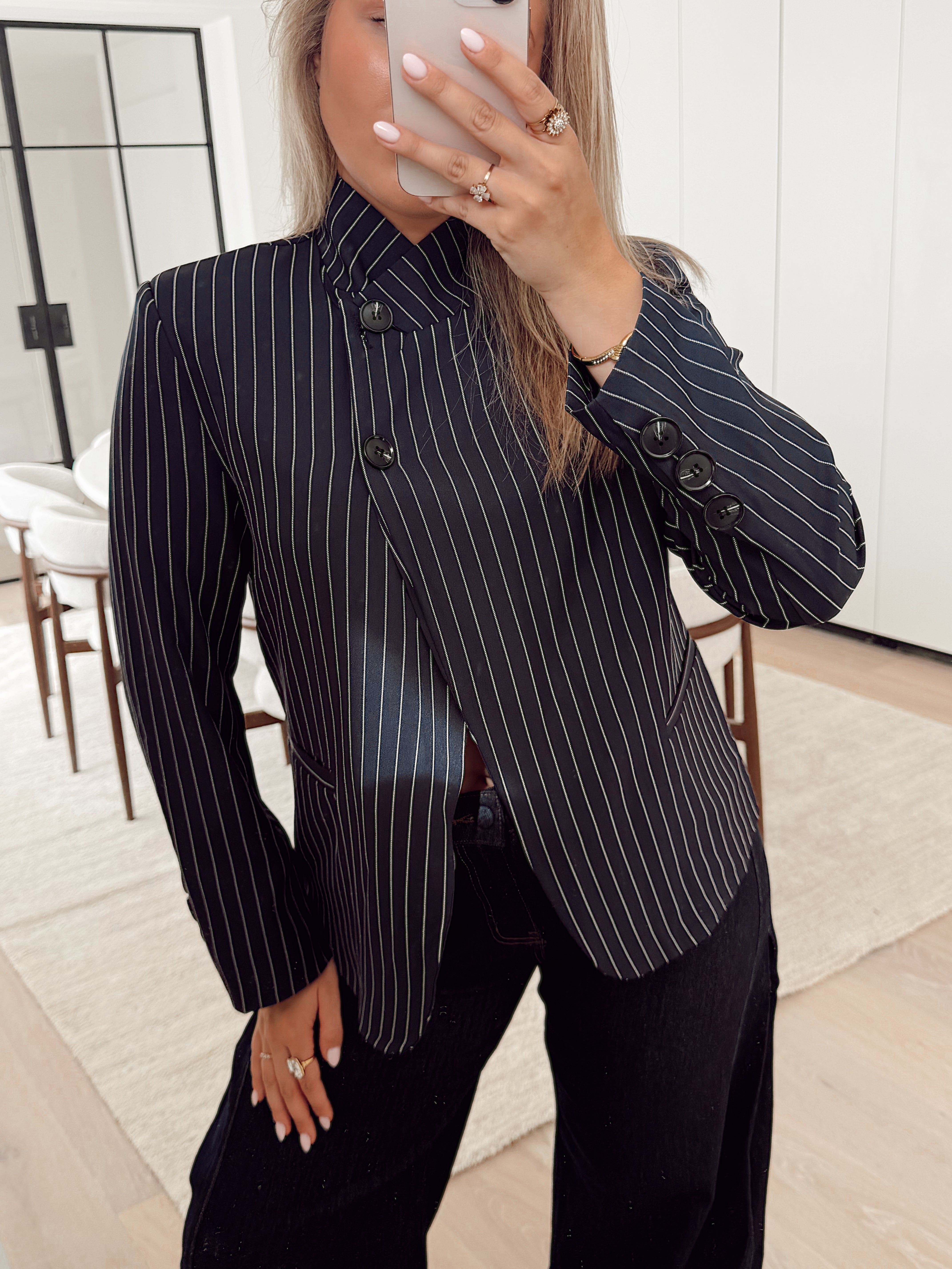 Striped blazer Navy - G33738