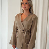 Blazer With Strap