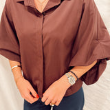 Chatelet blouse Marron b602