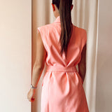 Pink Blazer Dress