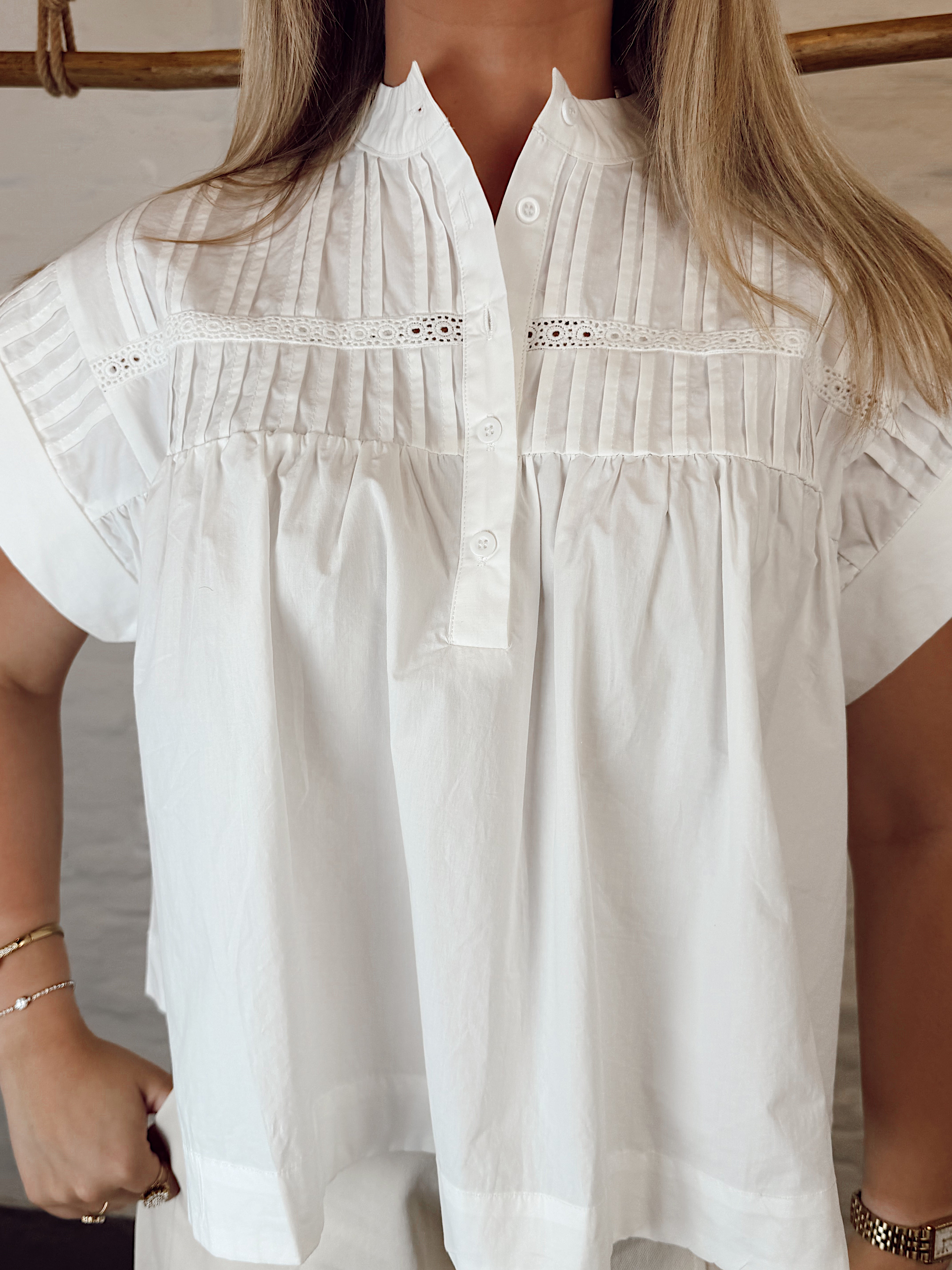 Vintage blouse 9336 WHITE