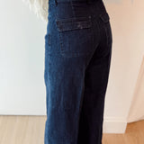 Dark Leany Palazzo Jeans