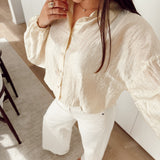 New faustine blouse ecru b602