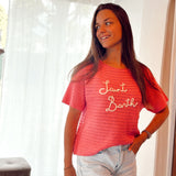 ST BARTH CROCHET FUSHIA TOP