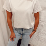 White tee