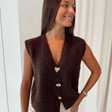 Golden Button Debardeur Hazel