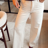 Aura pants ecru b605