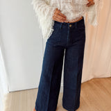Dark Leany Palazzo Jeans