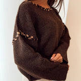 Leopard Detail Knit