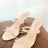 Bow Heels White