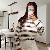 Sweater polo beige - Erin B610