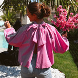 Cloud blouse fuschia