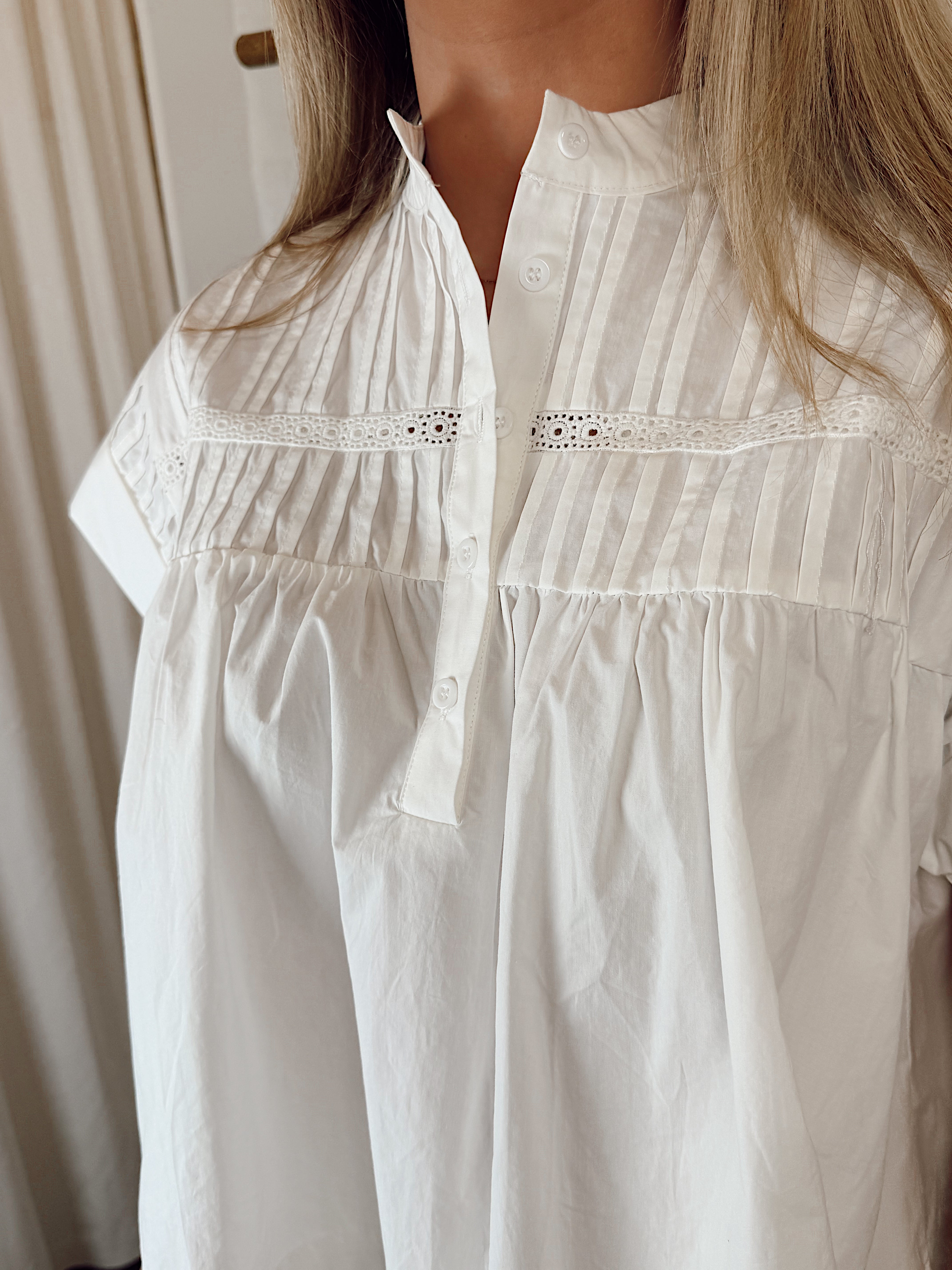 Vintage blouse 9336 WHITE