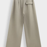 Taupe wide pantalon
