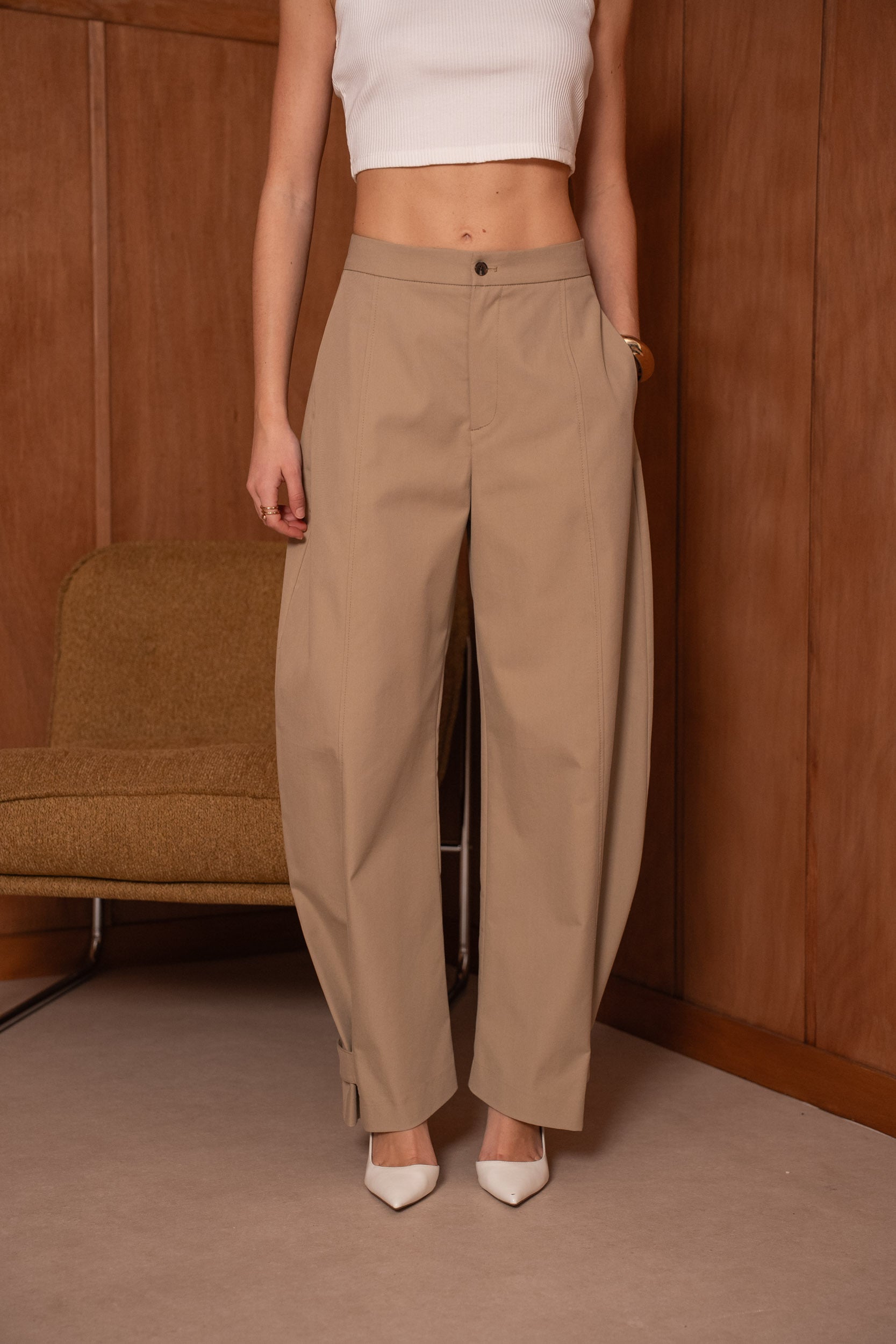 Balloon pantalon Camel - P26020